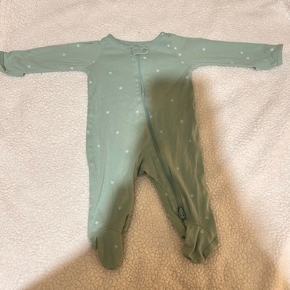 Carter's Green Star Print Kids Pajamas